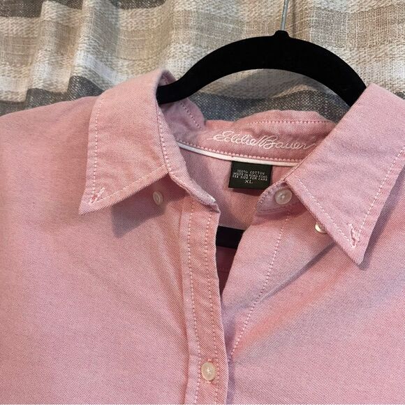 Eddie Bauer Pinkish/Red Button Down Shirt Size‎ XL - Picture 3 of 7